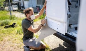 how to paint a camper exterior