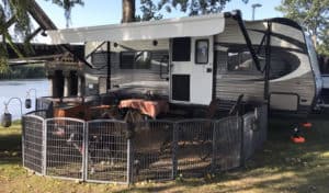 best portable dog fence for rv