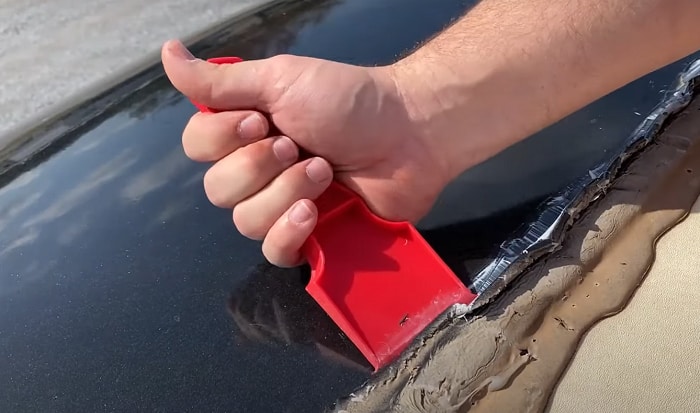 how to remove rv roof sealant