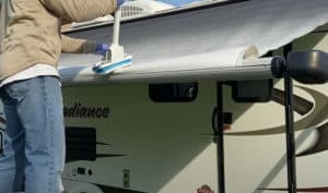 how to remove stains from rv awning
